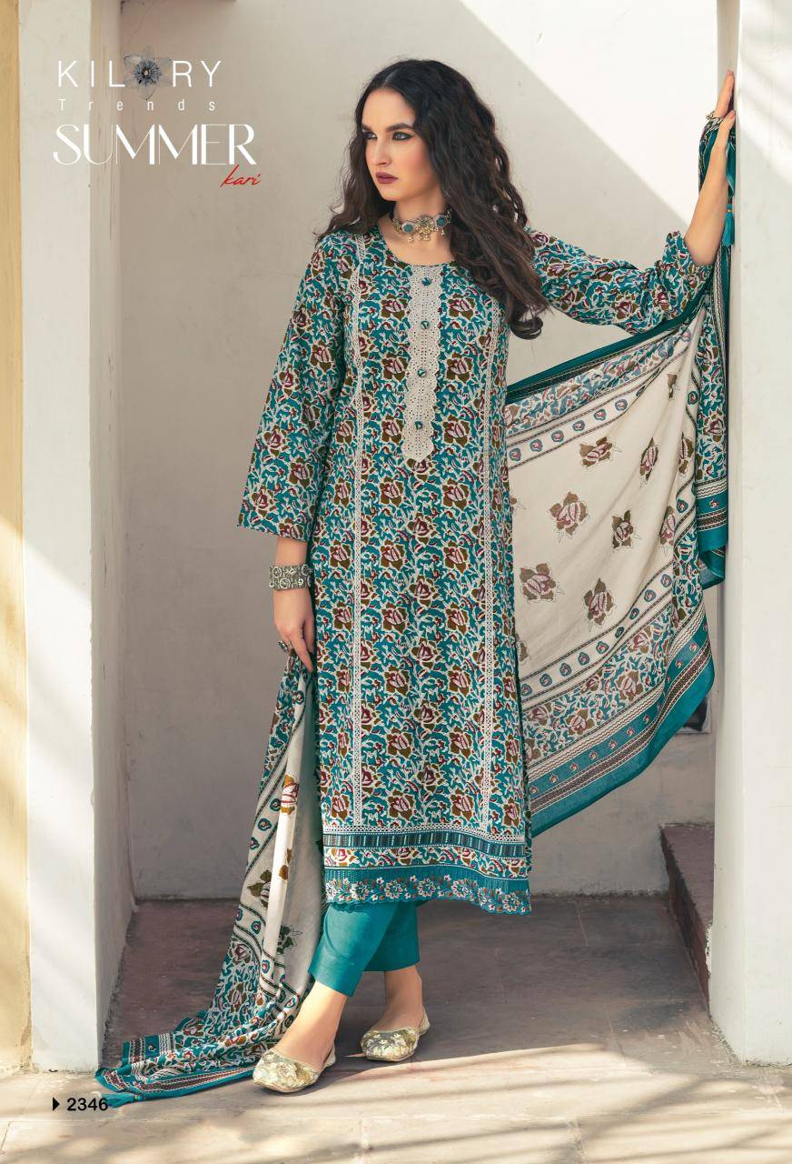 Kilory summer kari Dress materials for boutique in Pune